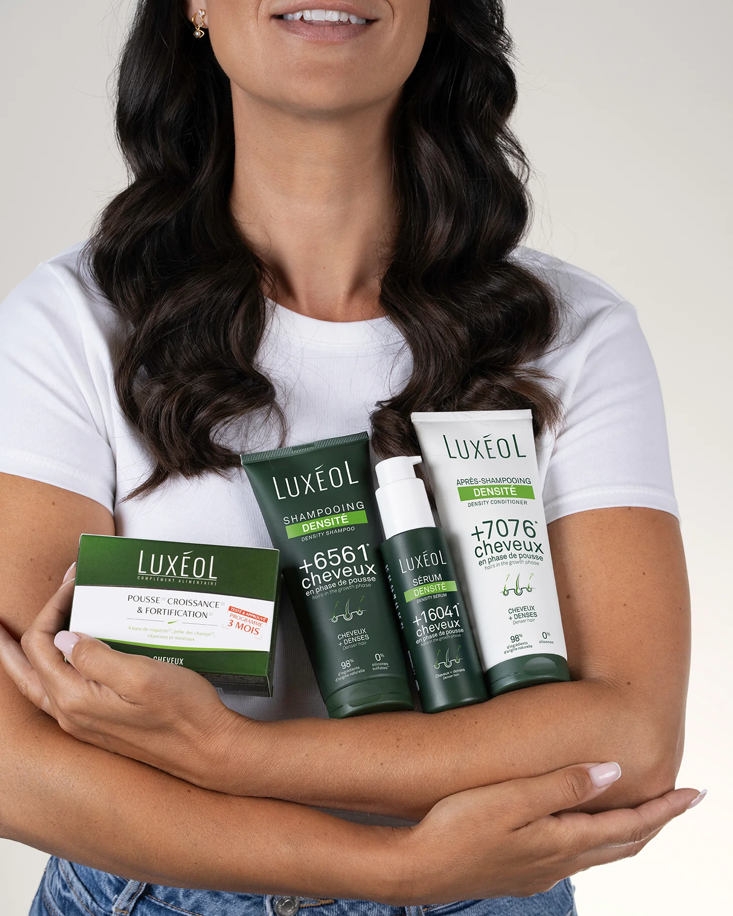 Produits Luxeol Shampooing Antichute et Complément Alimentaire